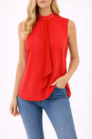 More & More Bluse Rot 36 S Damen Tunika Shirt Top Oberteil Elegant Np 69 Neu