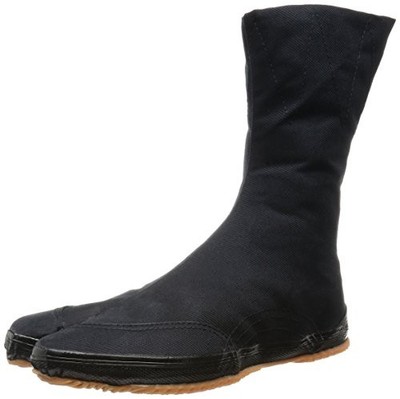 MARUGO Unisex Black Jikatabi Work Shoes 25.5cm Thick Sole Durable New