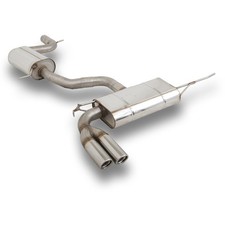 FOX Sportauspuffanlage ab Kat 2x76mm für Audi A3 Typ 8P Sportback 1.4l 1.8l 2.0l