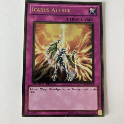Ikarus Angriff GLD3-DE049 Gold Rare Near Mint Yugioh