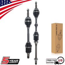 Front Left Right Cv Axle Shaft Set For 2002-09 Toyota Camry Solara 2.4l 4 Cyl