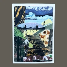 ACEO Mixed Media Collage Art – OOAK Original Signed