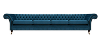 Wohnzimmer Chesterfield Einrichtung PolstermöBel Sofa Couch Viersitzer Neu