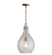 Capital 333813PA-472 Pendant, 1-Light 100 Watts, Patinaed Brass 21-1/2" Tall NEW