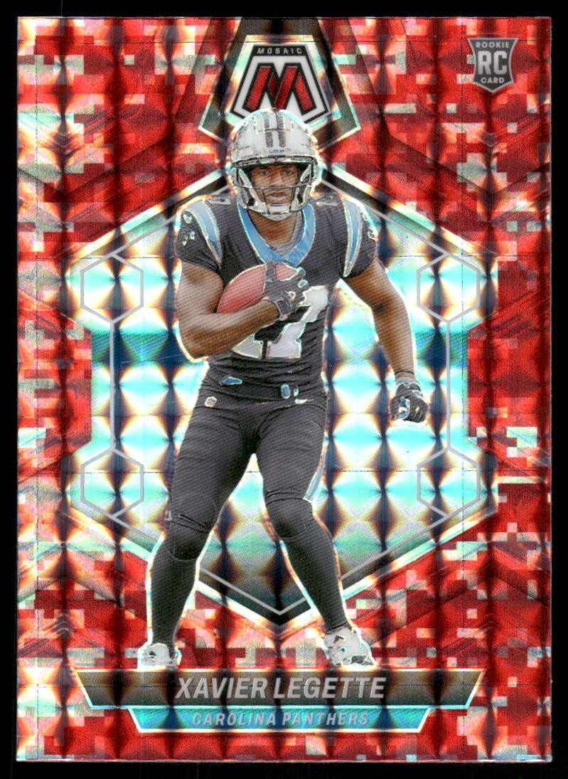 2024 Panini Mosaic Mosaic Camo Red #332 Xavier Legette - FB