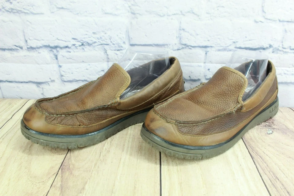 Zapatillas mocasín forradas de piel de oveja LL Bean All Week para hombre talla 9 M Foto 2 de 4