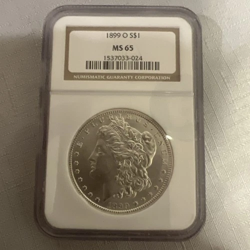 1899 O Morgan Silver Dollar NGC MS-65