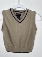 Claiborne Sweater Vest Pullover V-Neck Boys Size 6/7 Church Communion Wedding
