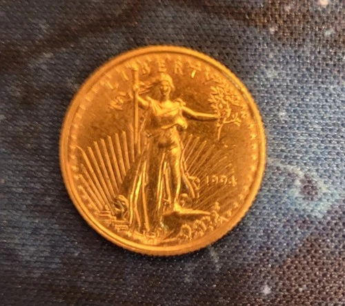 1994 American Gold Eagle 1/10  oz Fine Gold Coin