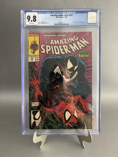 Amazing Spider-Man #316 CGC 9.8 White Pages Venom McFarlane 1989 NEWLY GRADED ⭐️