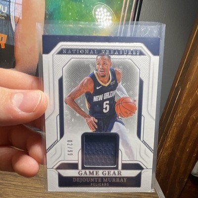 Dejounte Murray Panini 2024-25 National Treasures Game Gear /99 #GG-DEJ Pelicans