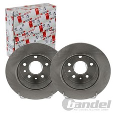 2x FERODO 279mm BREMSSCHEIBEN VOLL HINTEN passend für MERCEDES /8 123 CABRIOLET 