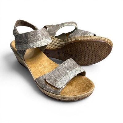 Rieker Fanni 70 Sandal Fango/Silver Ice EU 40 