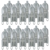 20 X Radium Halogen Stiftsockellampen 20W G9 Klar 235Lm Warmweiß 2700K Dimmbar