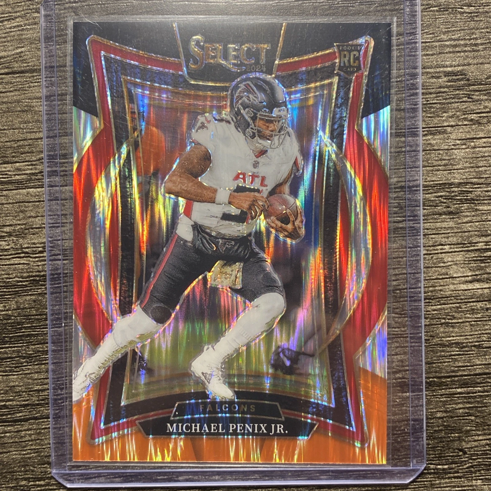 2024 Select Michael Penix Jr. (#80) Concourse Black/Orange Shock Rookie