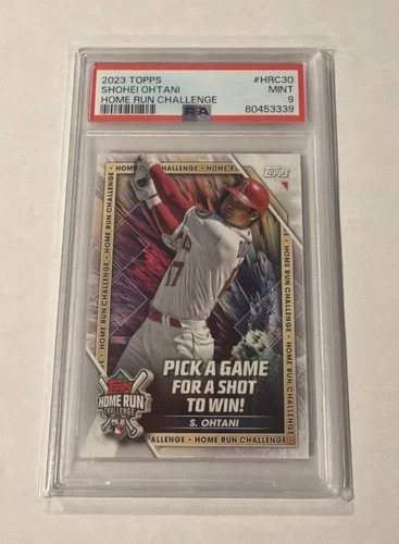 2023 Topps Series 2 - Home Run Challenge Code Card Shohei Ohtani #HRC-30 PSA 9