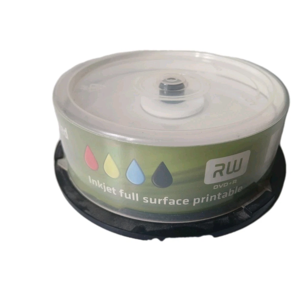 🎬 Lot de 20 DVD+R vierges Surface Imprimable – Neufs - Photo 3/3