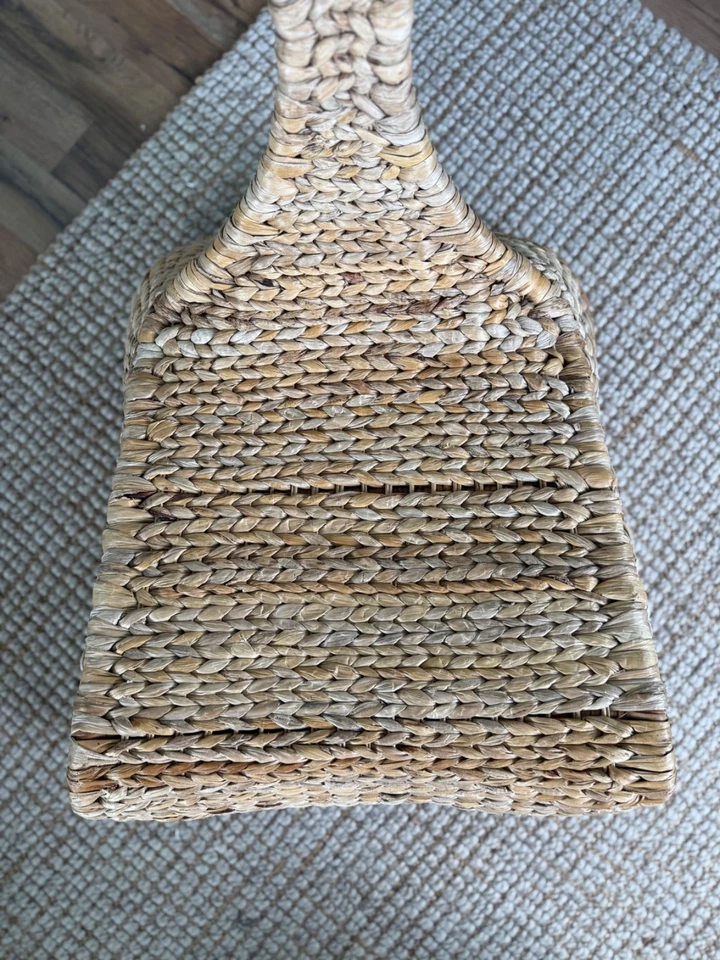 稀有老式宜家 PS 系列 Y2K Gullholmen WICKER 摇椅 MCM 藤条 — 第 4/4 张图片