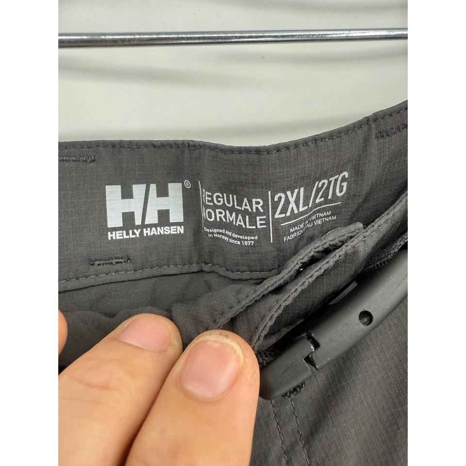Pantalones de senderismo Helly Hansen para hombre 2XL gris regular al aire libre ajuste cómodo 40x32 Foto 4 de 4