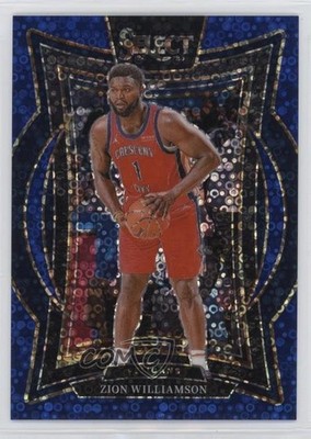 2024-25 Panini Select Concourse Blue Disco Prizm 1/25 Zion Williamson #28 et3
