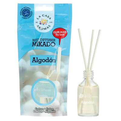 8428390046729 La Casa de los Aromas Patyczki zapachowe Bawełna 30ml (P1) La Casa