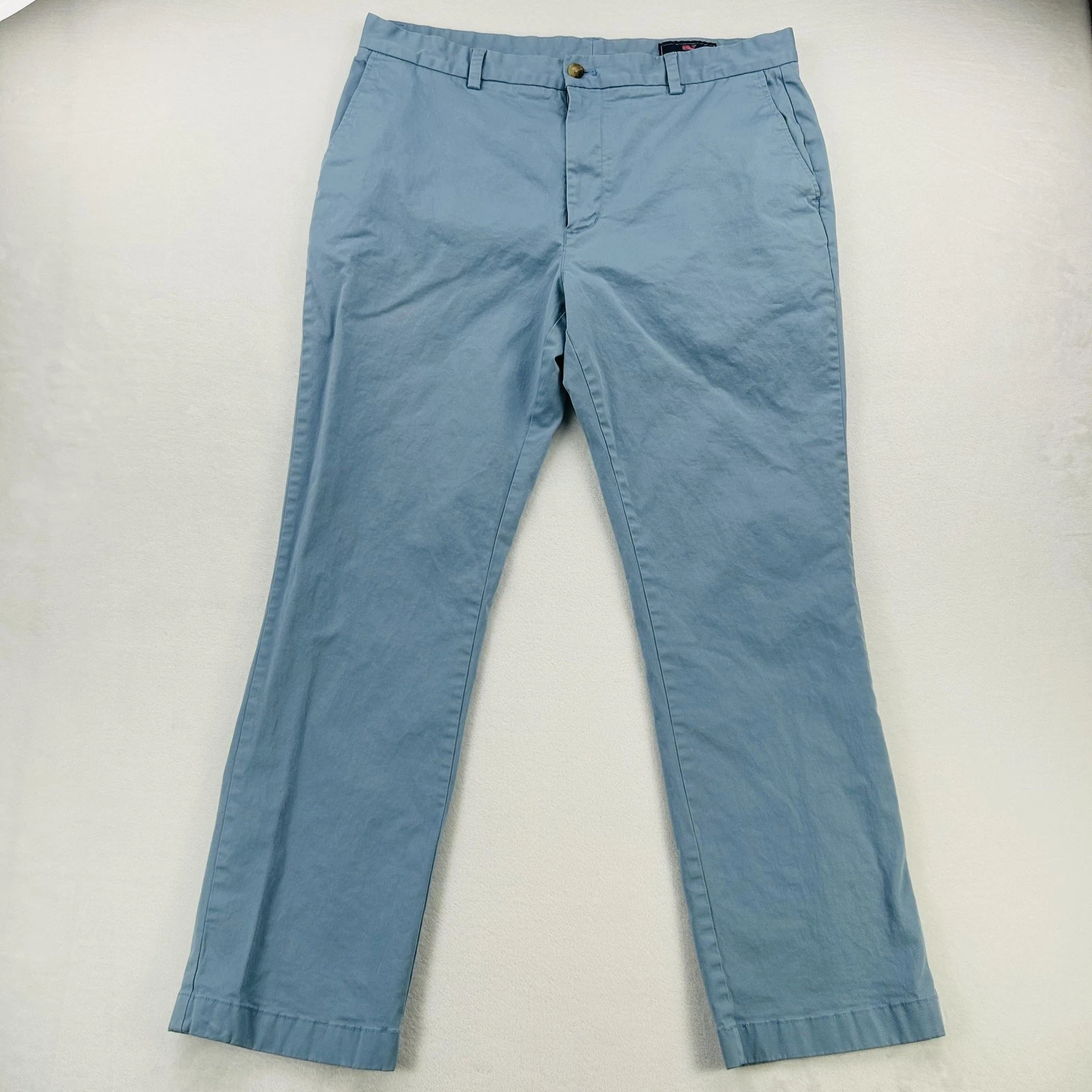 Vineyard Vines Breaker Pants Mens 38x32 Blue Classic Chino Casual Pants Cotton