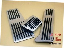 Car Gas Fuel Pedal Cover Brake Pedals Rest Pedal Covers Compatible with AT