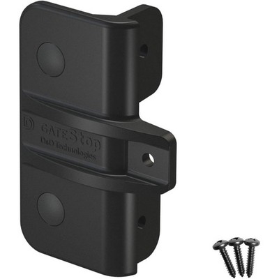Gate Stop and Damage Protection Bumper, Reduces Sound from Closing Metal Gates,