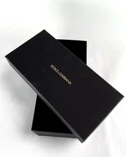Dolce and Gabbana Black Empty Sunglass Box Printed Name on TopStorage Gift 967H