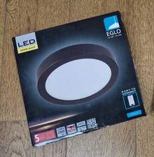 EGLO LED Deckenleuchte - Wandleuchte 28,5cm schwarz Mod. FUEVA 5 - 20,5 Watt NEU