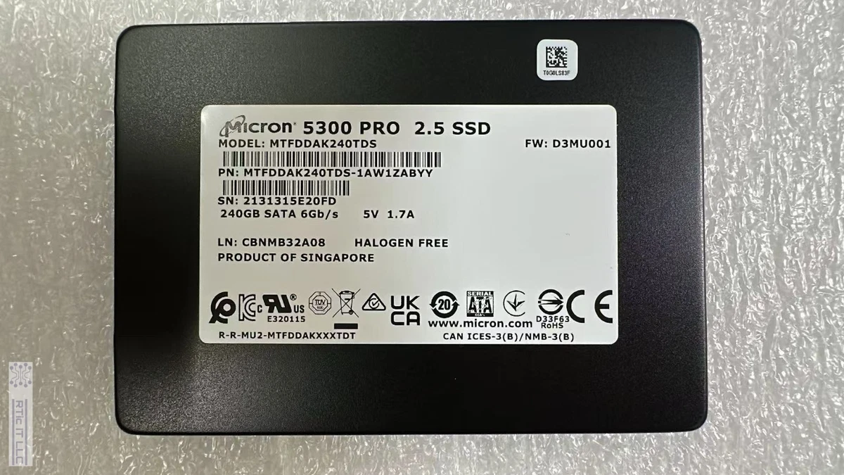 Micron 2.5インチSSD 240GB SATA 3台セット Micron Solid State Drives SATA III 240 GB for sale | eBay