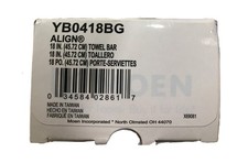 MOEN Align 18 in. Towel Bar in Brushed Gold YB0418BG