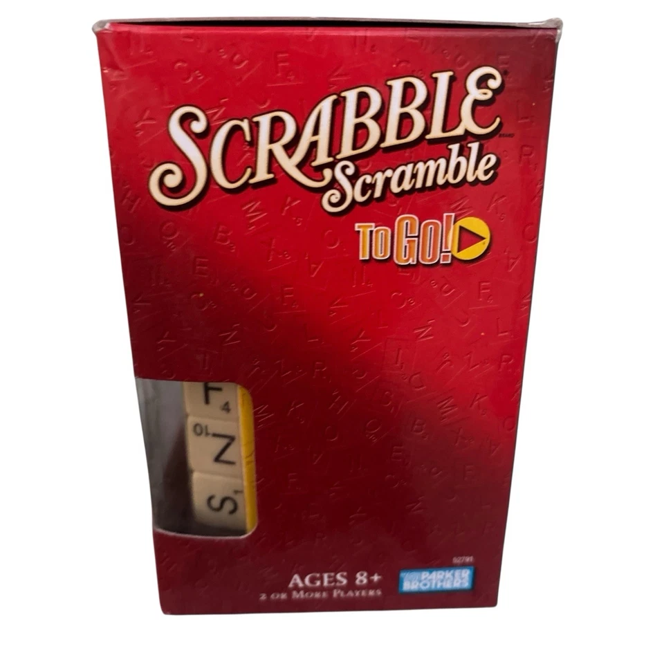 Scrabble Scramble To Go! Travel Crossword Game Parker Brothers. New - Image 4 of 4
