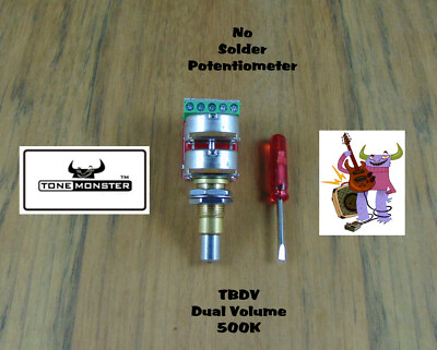 TONE MONSTER SEB SBK Preamp TBDV Dual Volume Potentiometer Replace Balance