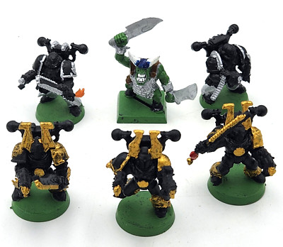 Lot of 6 Warhammer Plastic Figures - Assembled and Painted