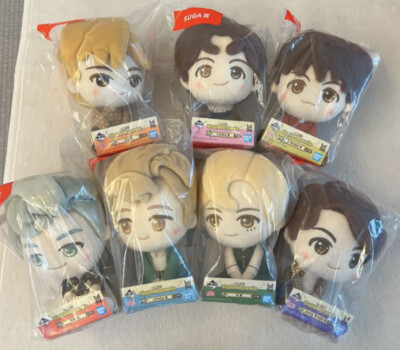 BTS TinyTAN Ichiban Kuji V Jin Jimin Jungkook J-hope SUGA RM Plush