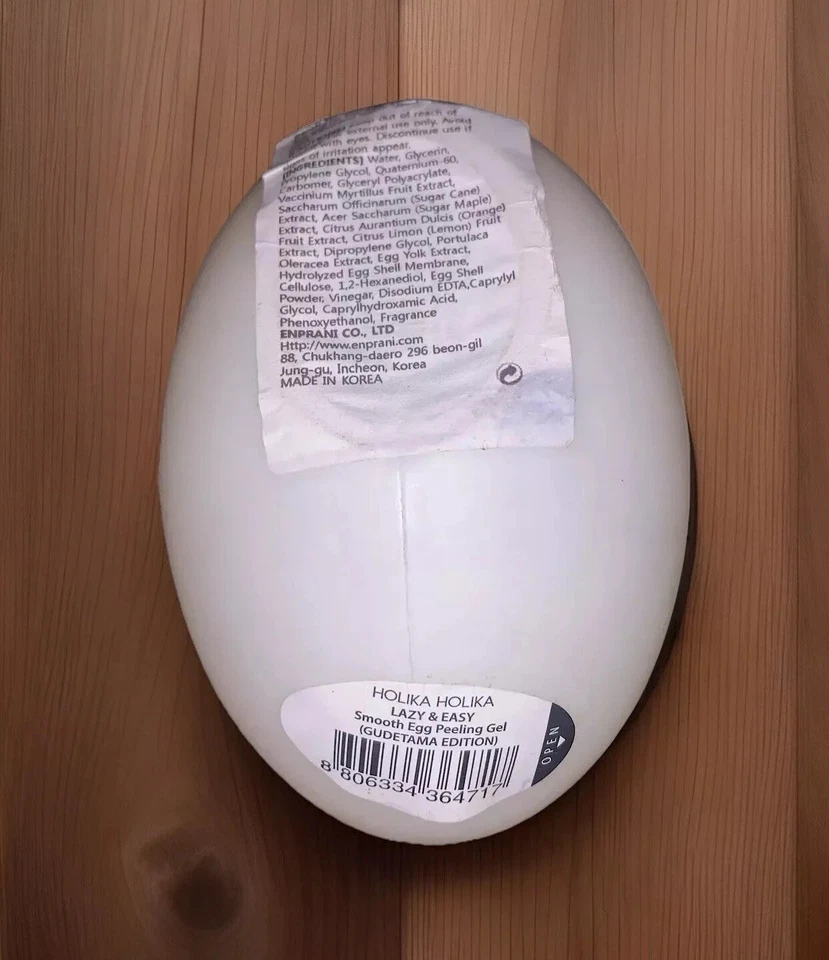 Gel exfoliante de piel de huevo suave Holika Holika Gudetama-4,73 OZ-Nuevo/KBelleza/Vendedor de EE. UU. Foto 3 de 3