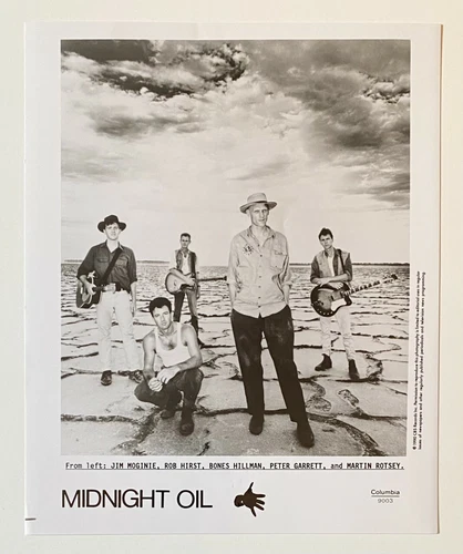 Midnight Oil 8" X 10" Promotional Press Photo 1990