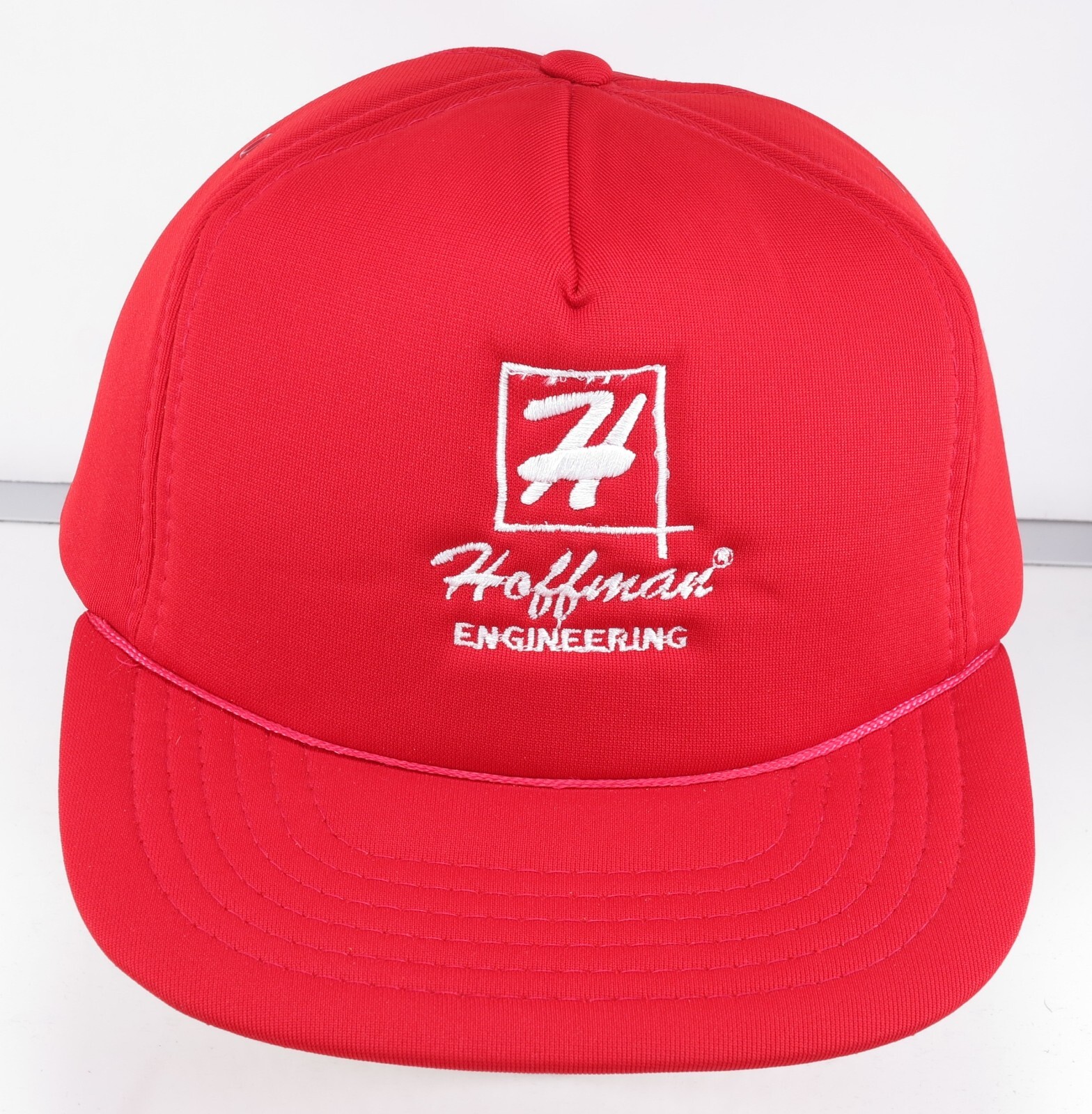 Hoffman Engineering Hat red foam snapback vintage… - image 4