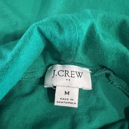 J.Crew Re-Imagined-Green Turtle Neck Long Sleeve Shirt Size M - Bild 13 von 19