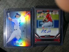 DANIEL PONCE DE LEON 2020 Panini Chronicles AUTO PLAYBOOK &Gavin Lux Titanium RC