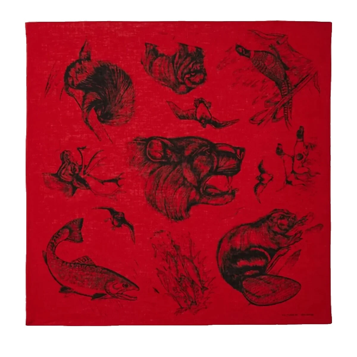 Animal Print Bandana Scarves for Men