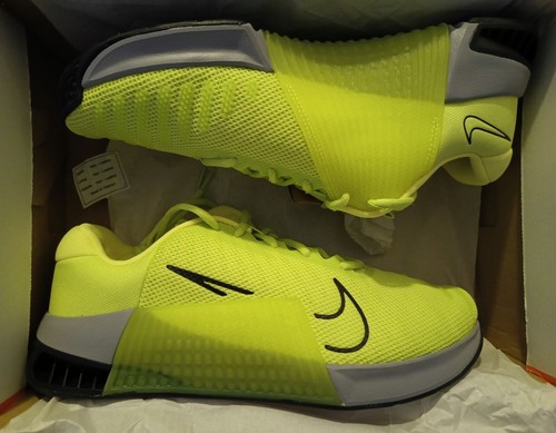 NIKE METCON 9 mens gym shoes DZ2617-701 lt lemon twist black volt US Size 13 - Picture 10 of 11