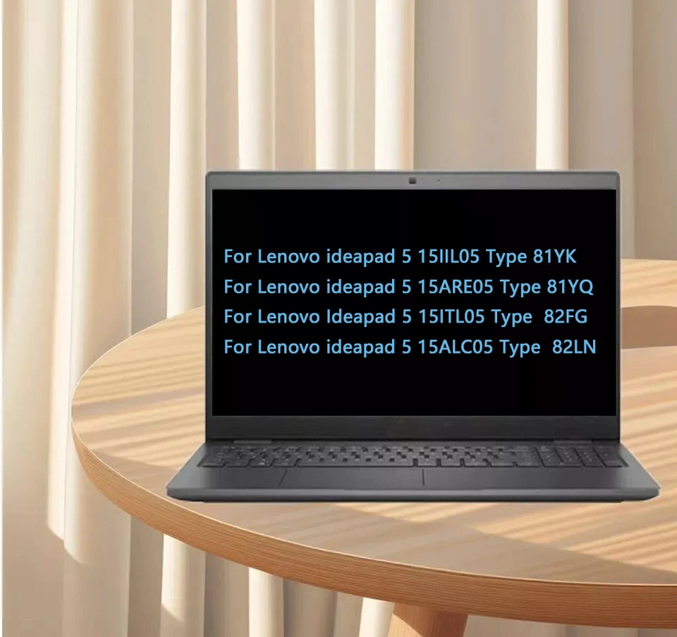 NEW LCD BACK COVER/BEZEL/HINGES FOR LENOVO IDEAPAD 5 15ITL05 15ARE05 15IIL05 US - Image 3 of 4