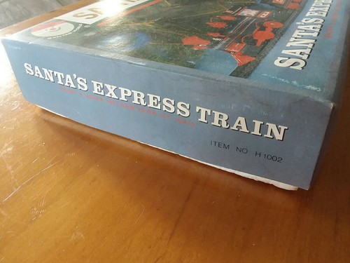 vintage SANTA's EXPRESS Battery Operated Toy Train Set, 1970?s/New?NOS! Boxed - Picture 7 of 7