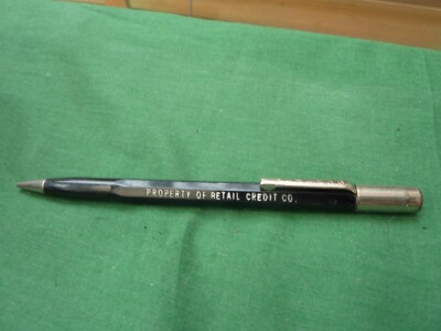 VINTAGE SCRIPTO DRUCKBLEISTIFT - ''EINZELHANDELSKREDIT''