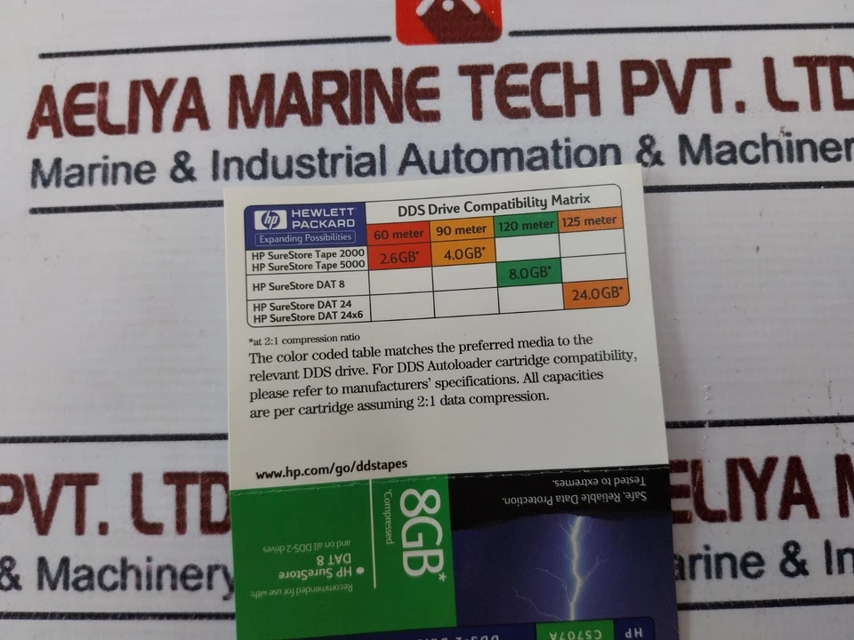 Lot of 10X HP C5707A DDS-2 Data Cartridge 8GB C5707A - Image 4 of 4