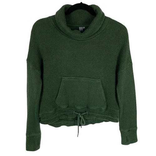 Sweaty Betty Green Restful Boucle Funnel Neck Pullover Sweatshirt Women sweaty-betty-green-restful-boucle-funnel-neck-pullover-sweatshirt-women