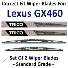 Wiper Blades 2-Pack Standard Wipers - fit 2010+ Lexus GX460 - 30260/200