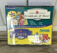 American Greetings PC CD Scrapbook, Photo Albums Making Software, 3 CD Set